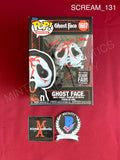 SCREAM_131 - Ghost Face 1607 Hot Topic Scare Fair Exclusive Funko Pop! Autographed By Matthew Lillard & Skeet Ulrich