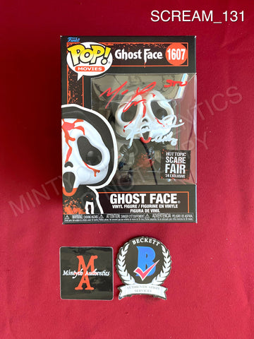 SCREAM_131 - Ghost Face 1607 Hot Topic Scare Fair Exclusive Funko Pop! Autographed By Matthew Lillard & Skeet Ulrich