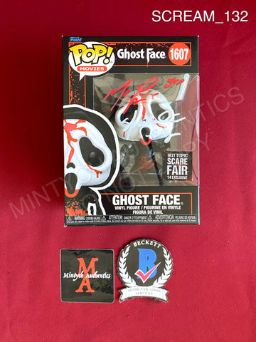 SCREAM_132 - Ghost Face 1607 Hot Topic Scare Fair Exclusive Funko Pop! Autographed By Matthew Lillard & Skeet Ulrich