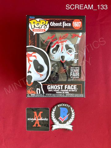 SCREAM_133 - Ghost Face 1607 Hot Topic Scare Fair Exclusive Funko Pop! Autographed By Matthew Lillard & Skeet Ulrich