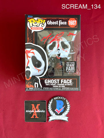 SCREAM_134 - Ghost Face 1607 Hot Topic Scare Fair Exclusive Funko Pop! Autographed By Matthew Lillard & Skeet Ulrich