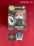 SCREAM_137 - Ghost Face 1607 Hot Topic Scare Fair Exclusive Funko Pop! Autographed By Matthew Lillard & Skeet Ulrich