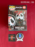 SCREAM_138 - Ghost Face 1607 Hot Topic Scare Fair Exclusive Funko Pop! Autographed By Matthew Lillard & Skeet Ulrich