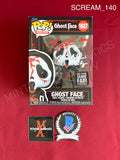 SCREAM_140 - Ghost Face 1607 Hot Topic Scare Fair Exclusive Funko Pop! Autographed By Matthew Lillard & Skeet Ulrich