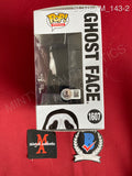SCREAM_143 - Ghost Face 1607 Ghost Face Funko Pop! Autographed By Matthew Lillard & Skeet Ulrich