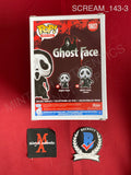 SCREAM_143 - Ghost Face 1607 Ghost Face Funko Pop! Autographed By Matthew Lillard & Skeet Ulrich