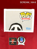 SCREAM_164 - Ghost Face 1607 Funko Pop! Autographed By Matthew Lillard & Skeet Ulrich