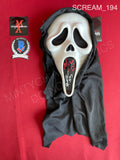 SCREAM_194 - Ghost Face Fun World Scream Mask Autographed By Matthew Lillard & Skeet Ulrich
