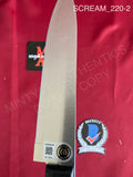 SCREAM_220 - Real 8" Steel Scream Knife Autographed By Matthew Lillard & Skeet Ulrich