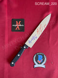 SCREAM_220 - Real 8" Steel Scream Knife Autographed By Matthew Lillard & Skeet Ulrich