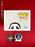 SCREAM_2_005 - Ghost Face 1607 Ghost Face Funko Pop! Autographed By Timothy Olyphant & Laurie Metcalf