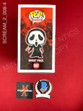 SCREAM_2_008 - Ghost Face 1607 Ghost Face Funko Pop! Autographed By Timothy Olyphant & Laurie Metcalf