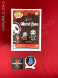 SCREAM_2_009 - Ghost Face 1607 Ghost Face Funko Pop! Autographed By Timothy Olyphant & Laurie Metcalf