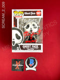 SCREAM_2_009 - Ghost Face 1607 Ghost Face Funko Pop! Autographed By Timothy Olyphant & Laurie Metcalf