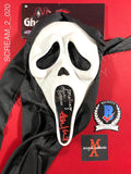 SCREAM_2_020 - Ghost Face Fun World Mask Autographed By Timothy Olyphant & Laurie Metcalf
