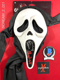 SCREAM_2_021 - Ghost Face Fun World Mask Autographed By Timothy Olyphant & Laurie Metcalf