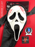 SCREAM_2_027 - Ghost Face Fun World Mask Autographed By Timothy Olyphant & Laurie Metcalf