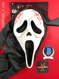 SCREAM_2_030 - Ghost Face Fun World Mask Autographed By Timothy Olyphant & Laurie Metcalf
