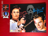 SCREAM_2_080 - 11x14 Photo Autographed By Timothy Olyphant & Laurie Metcalf