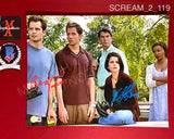 SCREAM_2_119 - 11x14 Photo Autographed By Timothy Olyphant & Neve Campbell