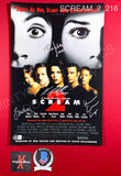 SCREAM_2_216 - 11x17 Photo Autographed By Timothy Olyphant, Neve Campbell, Heather Graham, & Laurie Metcalf