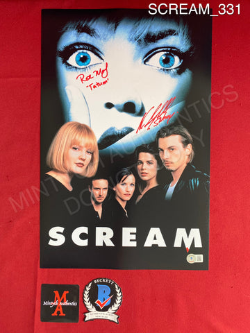 SCREAM_331 - 11x17 Photo Autographed By Neve Campbell & Rose McGowan