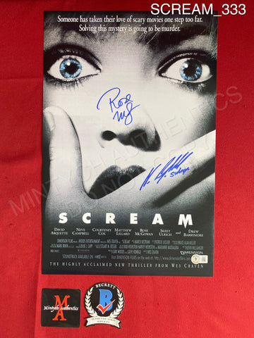 SCREAM_333 - 11x17 Photo Autographed By Neve Campbell & Rose McGowan