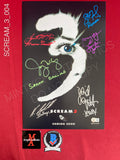 SCREAM_3_004 - 11x17 Scream 3 Photo Autographed By Neve Campbell, Scott Foley, David Arquette, Parker Posey, Jenny McCarthy & Lynn McRee