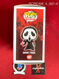 SCREAM_4_001 - Ghost Face 1607 Ghost Face Funko Pop! Autographed By Emma Roberts, Rory Culkin, Hayden Panettiere & Nico Tortorella