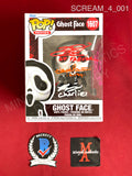 SCREAM_4_001 - Ghost Face 1607 Ghost Face Funko Pop! Autographed By Emma Roberts, Rory Culkin, Hayden Panettiere & Nico Tortorella