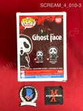 SCREAM_4_010 - Ghost Face 1607 Scream Funko Pop! Autographed By Emma Roberts & Rory Culkin