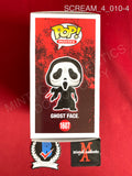 SCREAM_4_010 - Ghost Face 1607 Scream Funko Pop! Autographed By Emma Roberts & Rory Culkin