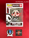SCREAM_4_010 - Ghost Face 1607 Scream Funko Pop! Autographed By Emma Roberts & Rory Culkin