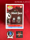 SCREAM_4_011 - Ghost Face 1607 Scream Funko Pop! Autographed By Emma Roberts & Rory Culkin