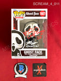SCREAM_4_011 - Ghost Face 1607 Scream Funko Pop! Autographed By Emma Roberts & Rory Culkin