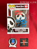 SCREAM_4_018 - Ghost Face 1607 Scream Funko Pop! Autographed By Emma Roberts & Rory Culkin