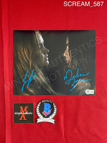 SCREAM_587 - 8x10 Photo Autographed By Melissa Barrera & Liana Liberato