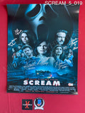 SCREAM_5_019 - 16x20 Photo Autographed By Jack Quaid, Jasmin Savoy Brown, Melissa Barrera, Mikey Madison, Sonia Ammar & Neve Campbell