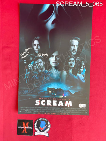 SCREAM_5_065 - 11x17 Photo Autographed By Jasmin Savoy Brown & Mikey Madison