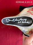 SCREAM_6_011 - Ghost Face Fun World Aged Mask Autographed By Dermot Mulroney, Liana Liberato, Jack Champion