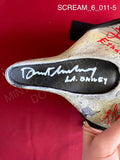 SCREAM_6_011 - Ghost Face Fun World Aged Mask Autographed By Dermot Mulroney, Liana Liberato, Jack Champion