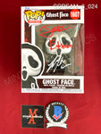 SCREAM_6_024 - Ghost Face 1607 Ghost Face AMAZON Exclusive Funko Pop! Autographed By Jack Champion & Liana Liberato
