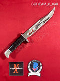 SCREAM_6_040 - Buck 120 Knife Autographed By Jack Champion & Liana Liberato
