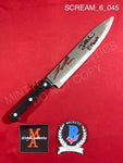 SCREAM_6_045 - Real 8" Steel Knife Autographed By Jack Champion & Liana Liberato