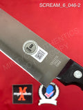 SCREAM_6_046 - Real 8" Steel Knife Autographed By Jack Champion & Liana Liberato