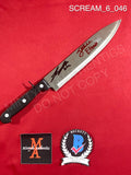 SCREAM_6_046 - Real 8" Steel Knife Autographed By Jack Champion & Liana Liberato