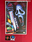 SCREAM_6_201 - 11x17 Photo Autographed By Dermot Mulroney, Jack Champion, Jasmin Savoy Brown, Liana Liberato, Melissa Barrera, & Tony Revolori