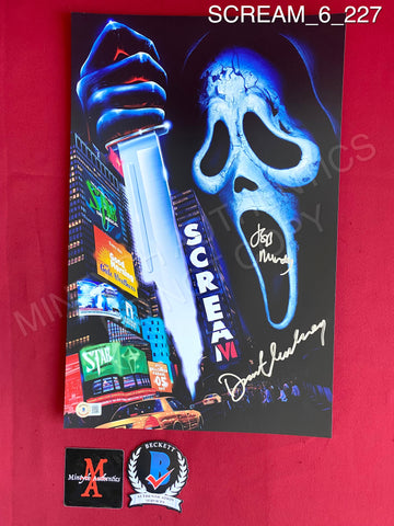 SCREAM_6_227 - 11x17 Photo Autographed By Dermot Mulroney & Jasmin Savoy Brown