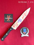 SCREAM_7_010 - Real 8" Steel Knife Autographed By Anna Camp, Kraig Dane & Ethan Embry