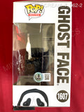 SCREAM_7_062 - Ghost Face 1607 Scream Funko Pop! Autographed By Anna Camp & Kraig Dane
